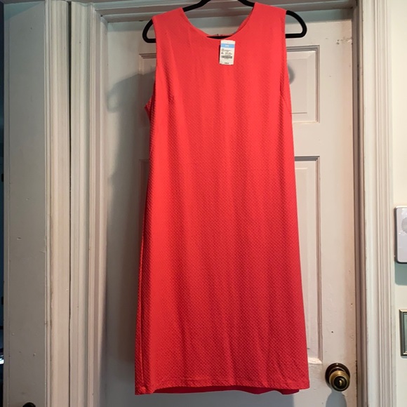 J. McLaughlin Devin sleeveless crew neck sheath fit dress